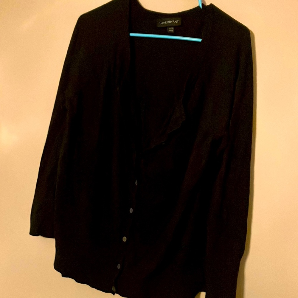 Size 18/20 plus size Lane Bryant black cardigan